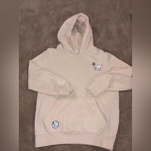 Kids Goat USA Cream Large Hoodie